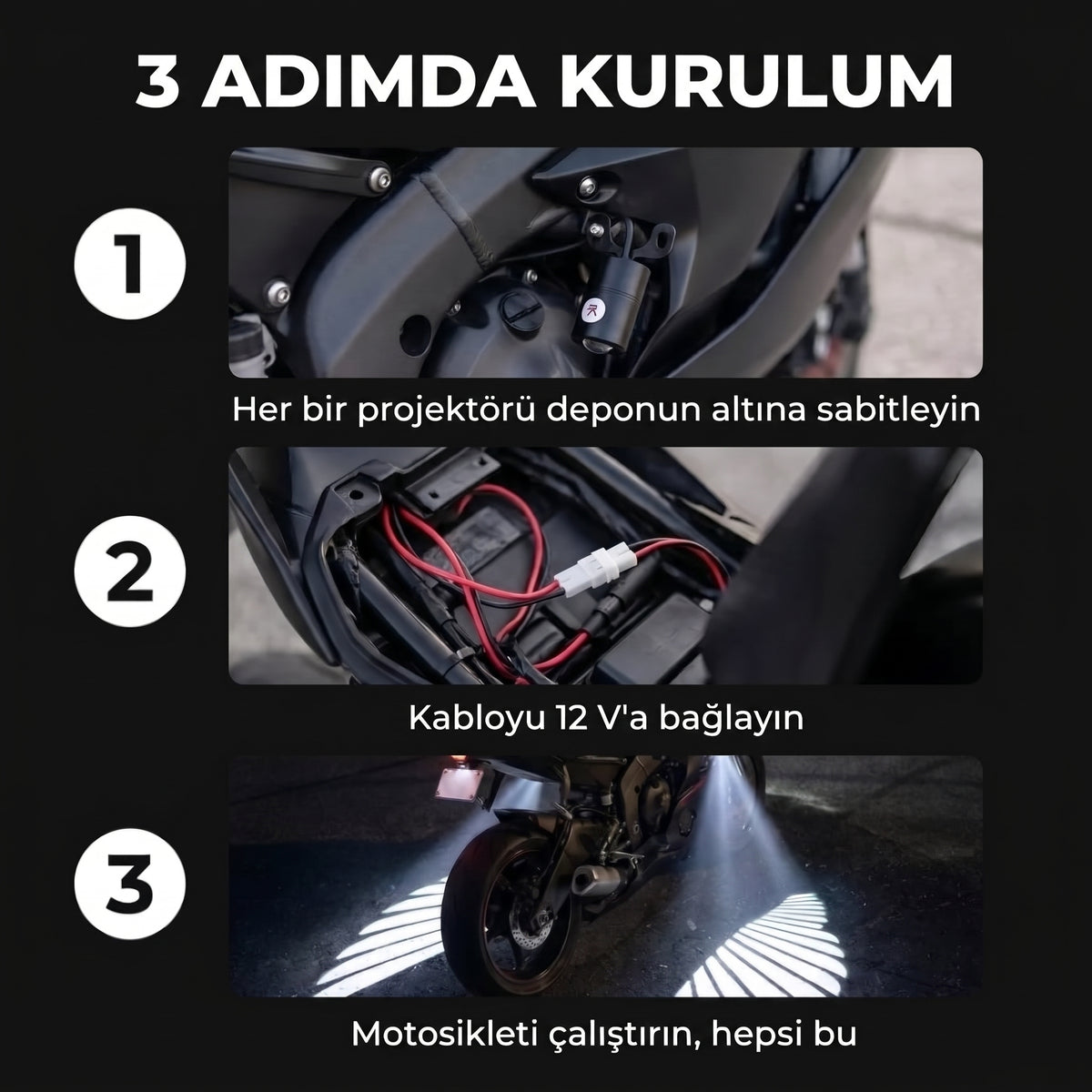 Bubulo™ Kanat Motor Işığı